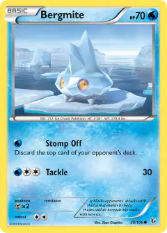 Bergmite Common card from Flashfire