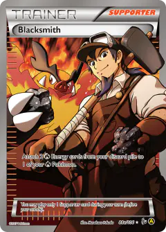 Blacksmith Rare Ultra card from Flashfire