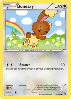 Buneary Common card from Flashfire