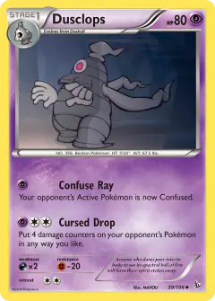 Dusclops Uncommon card from Flashfire