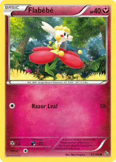 Flabébé Common card from Flashfire