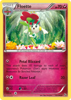 Floette Uncommon card from Flashfire