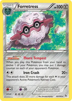 Forretress Rare card from Flashfire