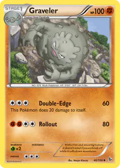 Graveler Uncommon card from Flashfire