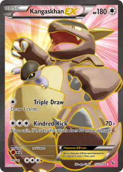Kangaskhan-EX Rare Ultra card from Flashfire
