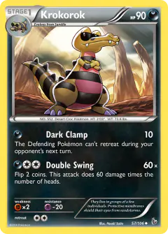 Krokorok Uncommon card from Flashfire