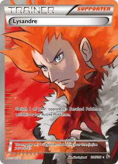 Lysandre Rare Ultra card from Flashfire
