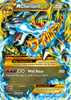 M Charizard-EX Rare Secret card from Flashfire