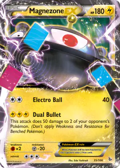 Magnezone-EX Rare Holo EX card from Flashfire