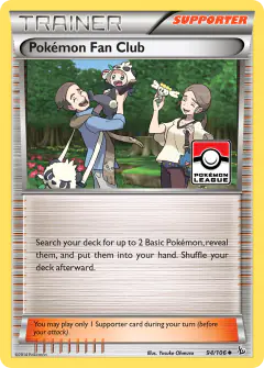 Pokémon Fan Club Uncommon card from Flashfire