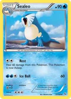 Sealeo Uncommon card from Flashfire