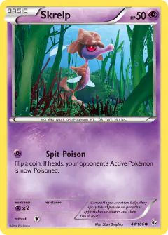 Skrelp Common card from Flashfire