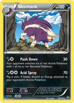 Skuntank Rare card from Flashfire