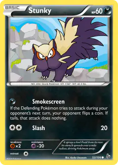 Stunky Common card from Flashfire