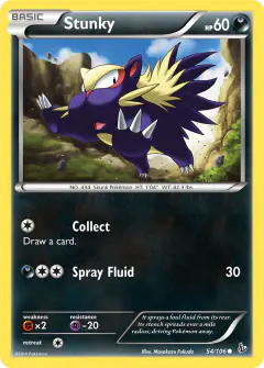 Stunky Common card from Flashfire