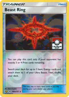 Beast Ring Rare card from Forbidden Light