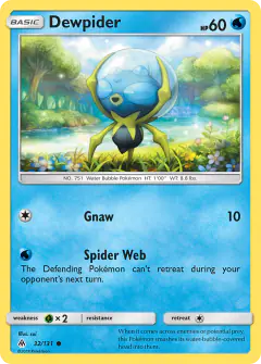 Dewpider Common card from Forbidden Light