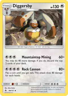Diggersby Uncommon card from Forbidden Light
