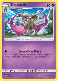 Doublade Uncommon card from Forbidden Light