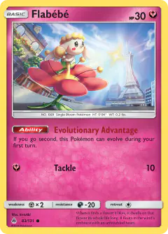 Flabébé Common card from Forbidden Light