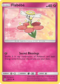 Flabébé Common card from Forbidden Light