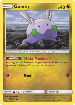 Goomy Common card from Forbidden Light