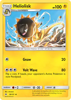 Heliolisk Uncommon card from Forbidden Light