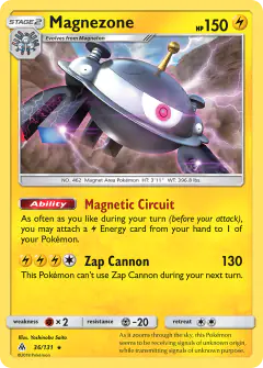 Magnezone Rare card from Forbidden Light