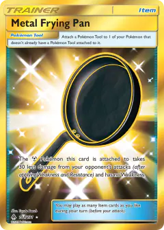 Metal Frying Pan Rare Secret card from Forbidden Light