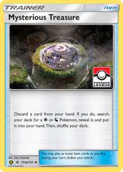 Mysterious Treasure Uncommon card from Forbidden Light