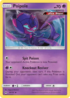 Poipole Uncommon card from Forbidden Light