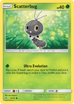 Scatterbug Common card from Forbidden Light