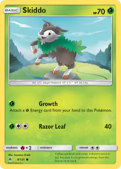 Skiddo Common card from Forbidden Light