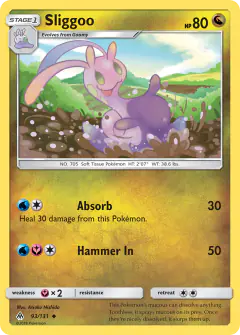 Sliggoo Uncommon card from Forbidden Light