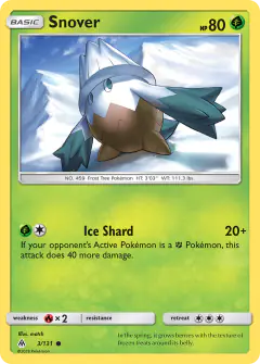 Snover Common card from Forbidden Light