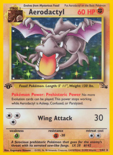 Aerodactyl Rare Holo