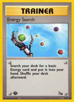 Energy Search Common card from Fossil