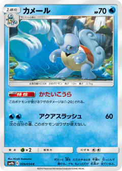 Wartortle Common card from Full Metal Wall