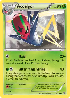 Accelgor Uncommon card from Furious Fists
