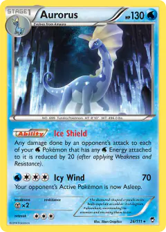 Aurorus Rare card from Furious Fists