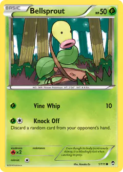 Bellsprout Common card from Furious Fists