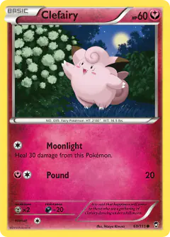 Clefairy Common card from Furious Fists
