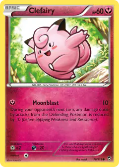 Clefairy Common card from Furious Fists