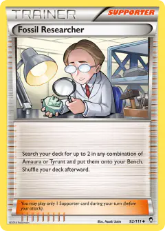 Fossil Researcher Uncommon card from Furious Fists