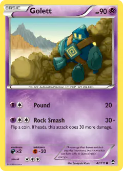 Golett Common card from Furious Fists