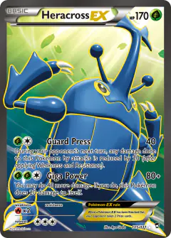 Heracross-EX Rare Ultra card from Furious Fists