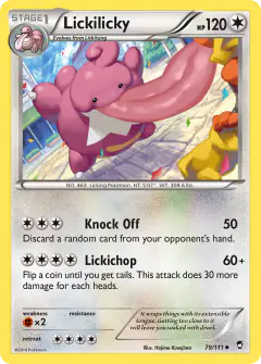 Lickilicky Uncommon card from Furious Fists