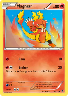 Magmar Common card from Furious Fists