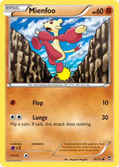 Mienfoo Common card from Furious Fists
