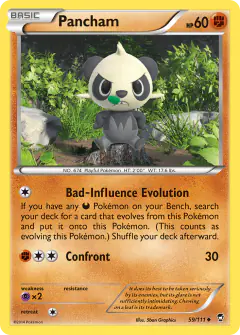 Pancham Uncommon card from Furious Fists